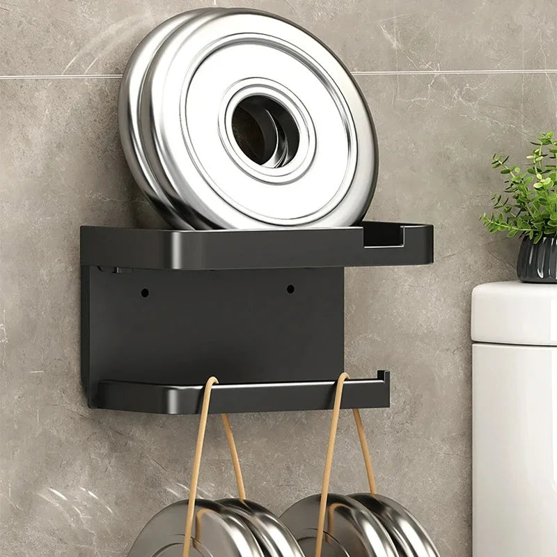 Toilet Paper Holder Plastic Storage Rack Kitchen Towel Placement Of