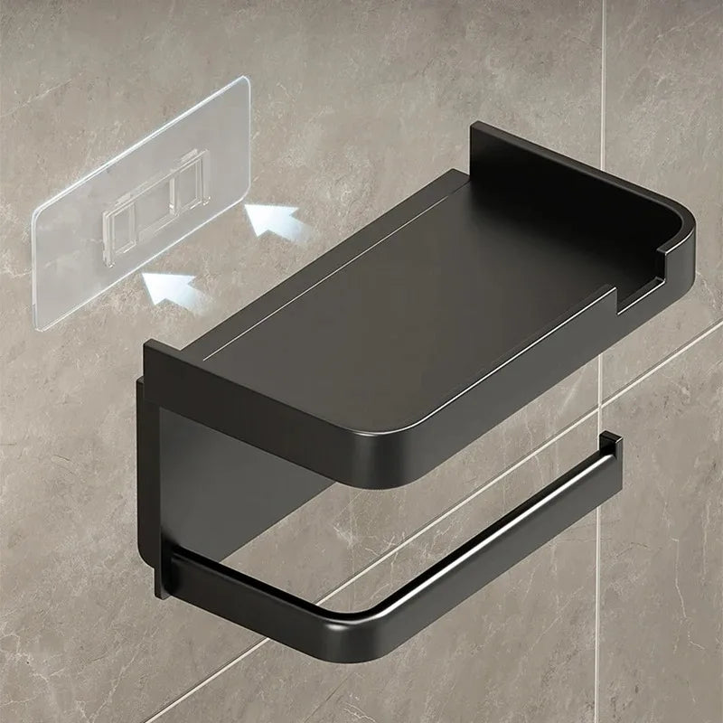 Toilet Paper Holder Plastic Storage Rack Kitchen Towel Placement Of