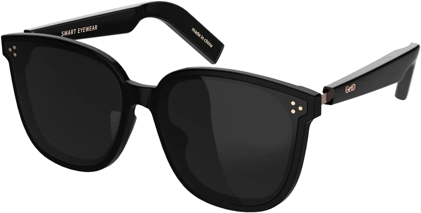 GetD Wireless Bluetooth Sunglasses for Men and WomenSmart Sunglasses Open Ear Voice Control and Calling with SpeakersSmart Audio Glasses with AI Assistant &Translation for Traveling Driving